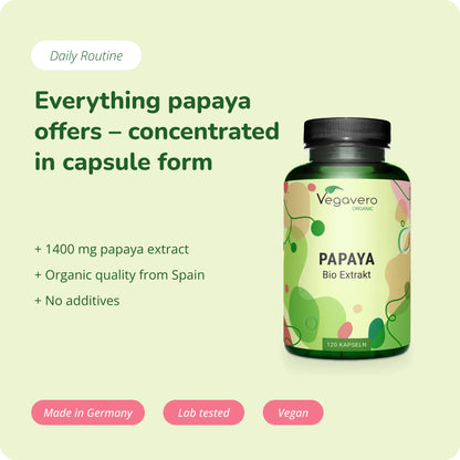 Papaya Extrakt Kapseln Bio