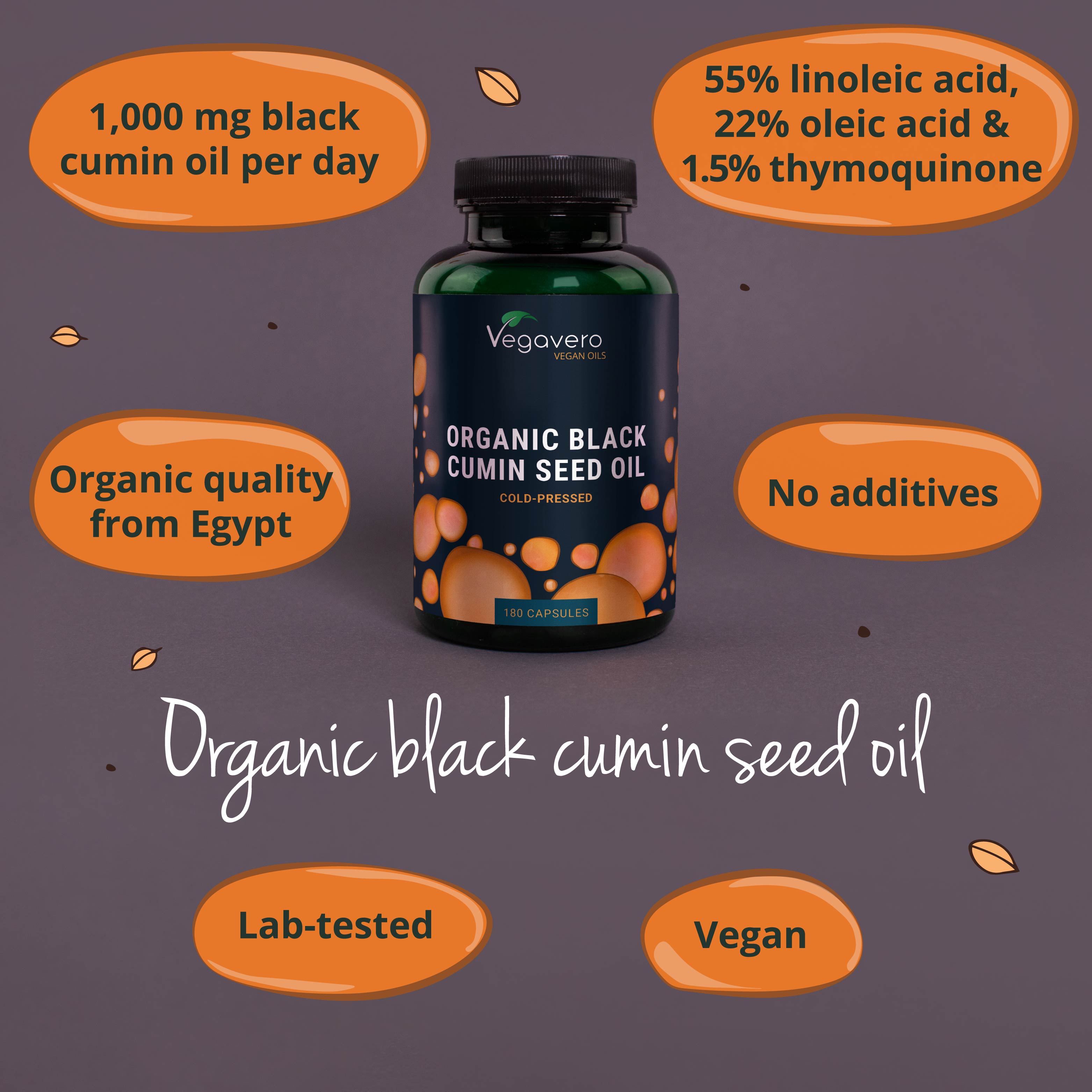 Schwarzkümmel Samenöl Kapseln Bio