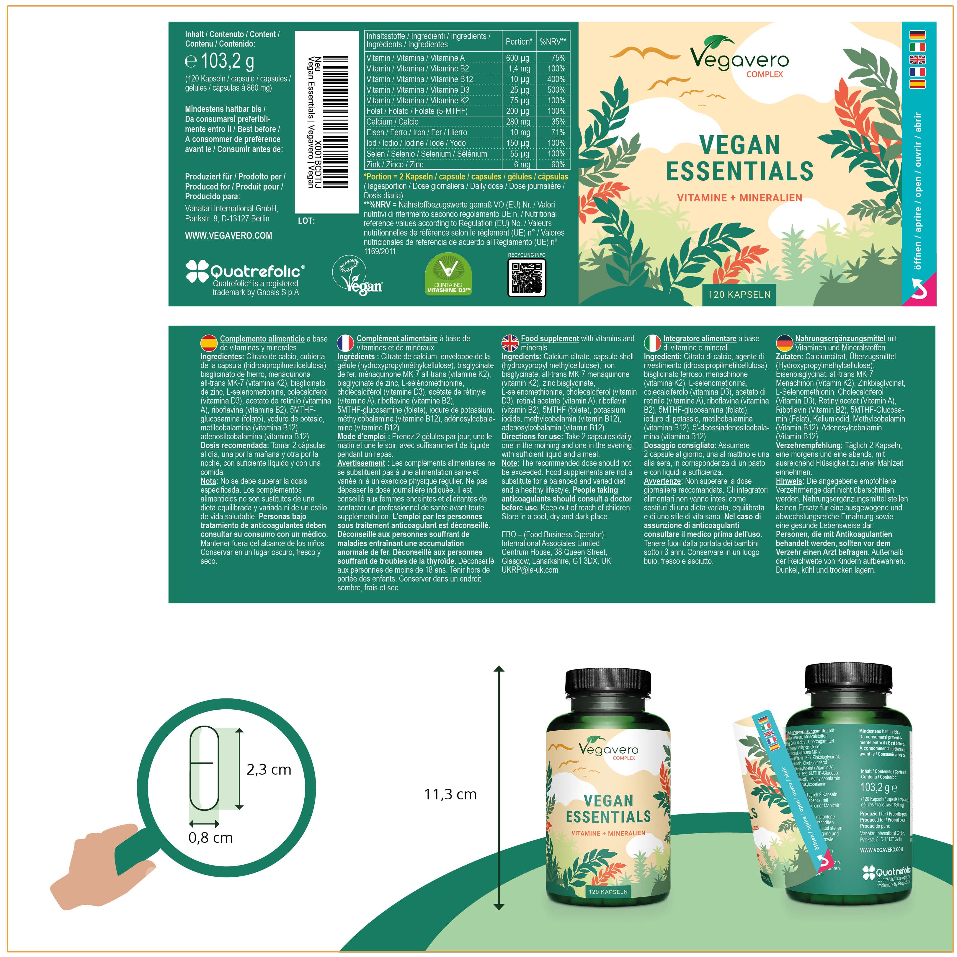 Vegan Essentials Complex Kapseln