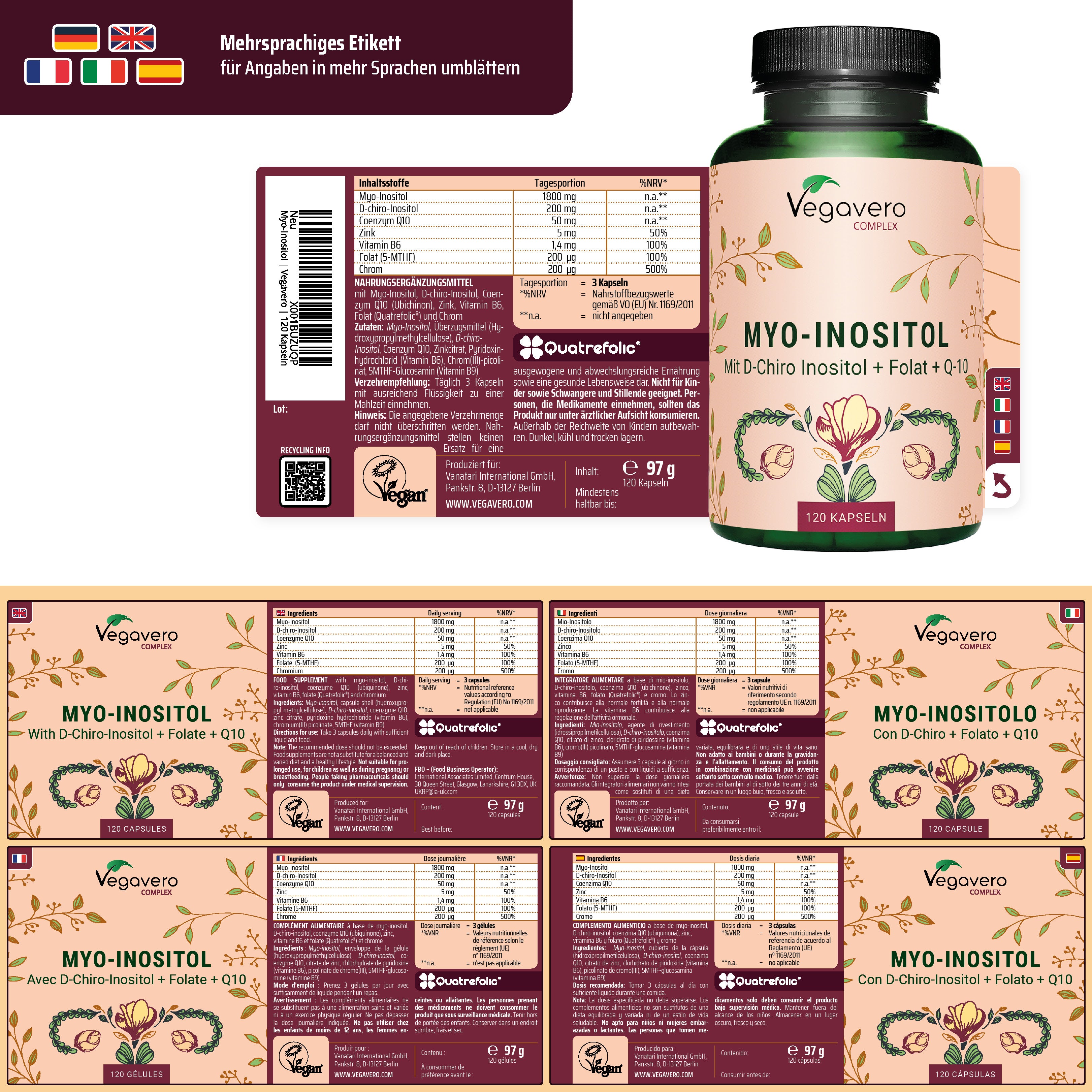 Myo-Inositol Complex Kapseln