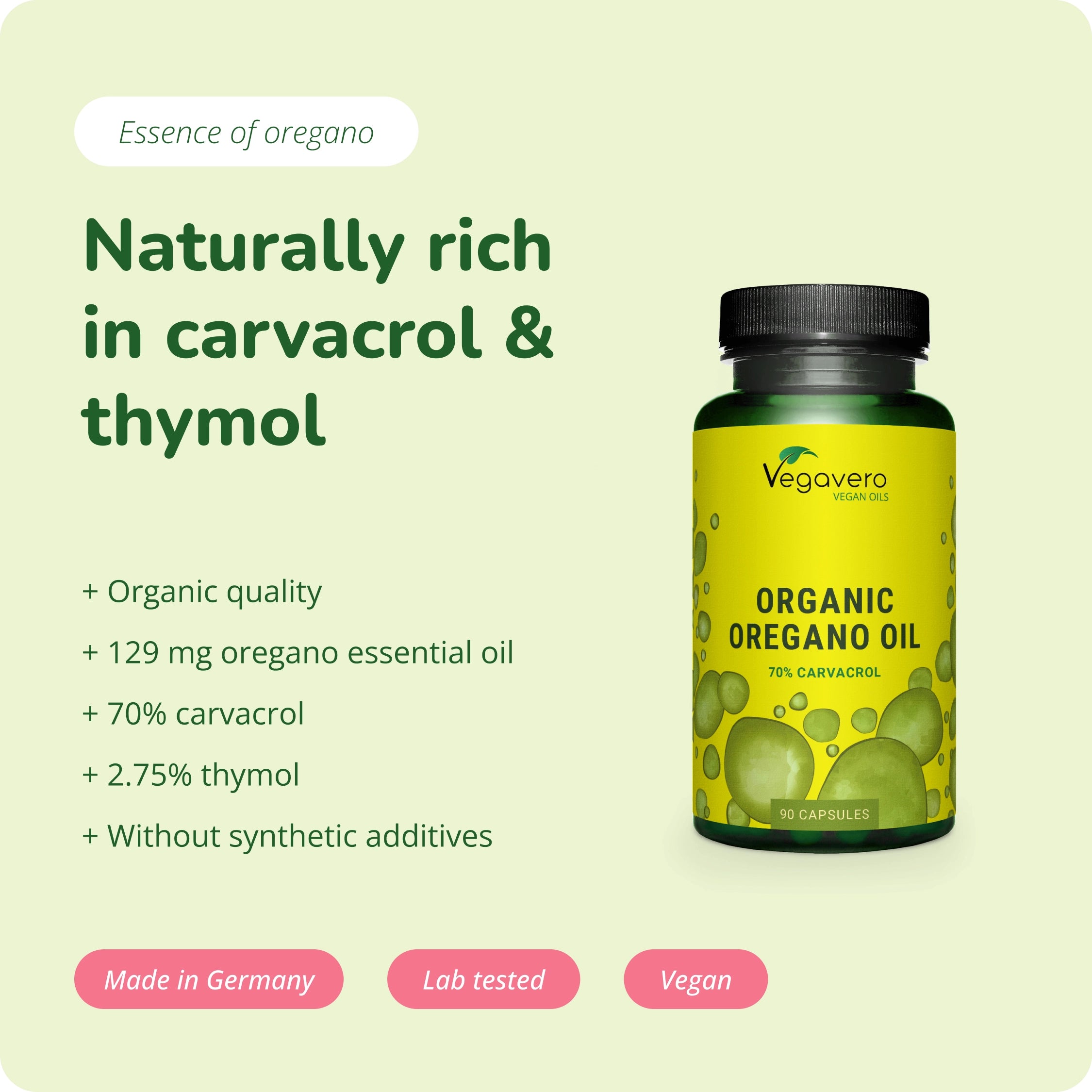 Oregano Oil Capsules Organic