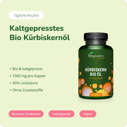 Kürbiskernöl Kapseln Bio