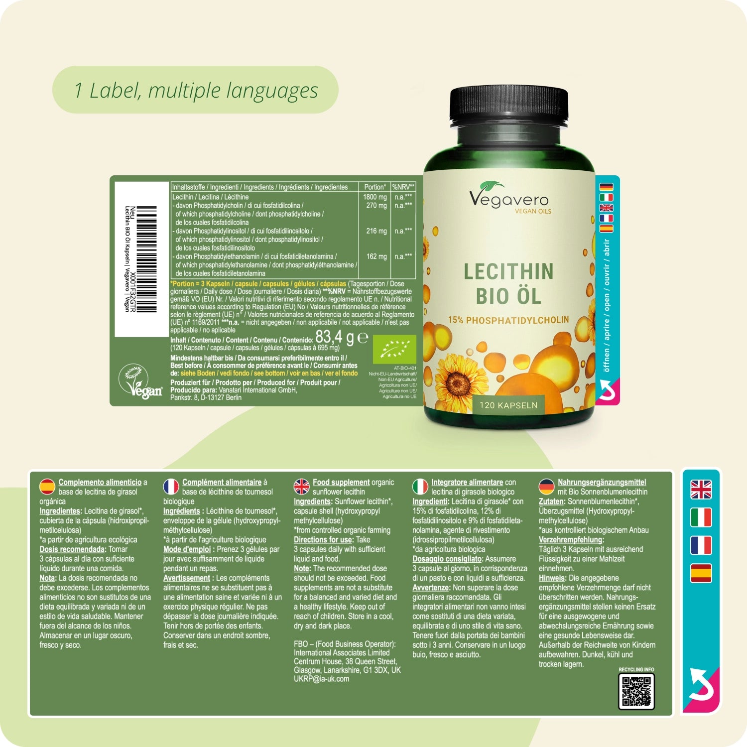 Lecithin Oil Capsules Organic