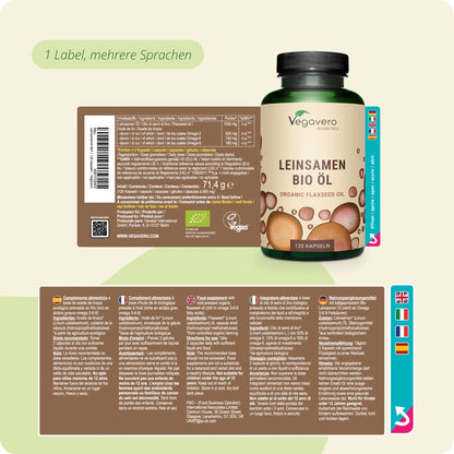 Leinsamenöl Kapseln Bio