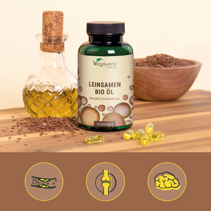 Flaxseed Oil Capsules Organic