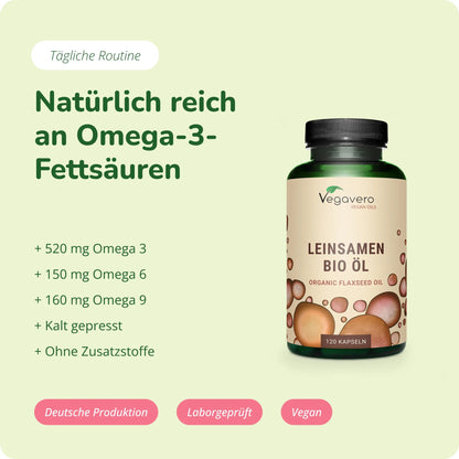 Leinsamenöl Kapseln Bio