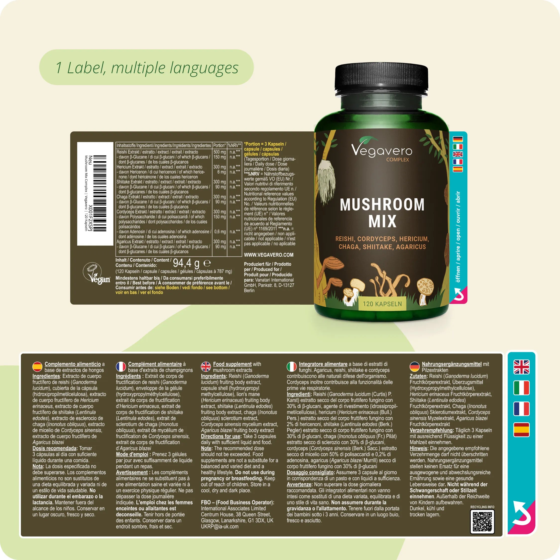 Mushroom Mix Complex Kapseln