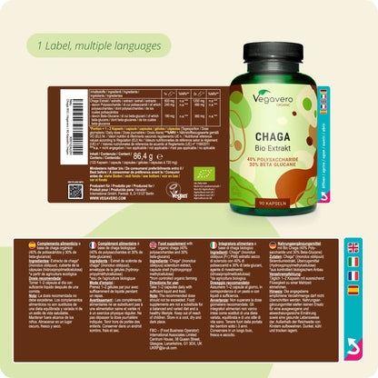 Chaga Extract Capsules Organic