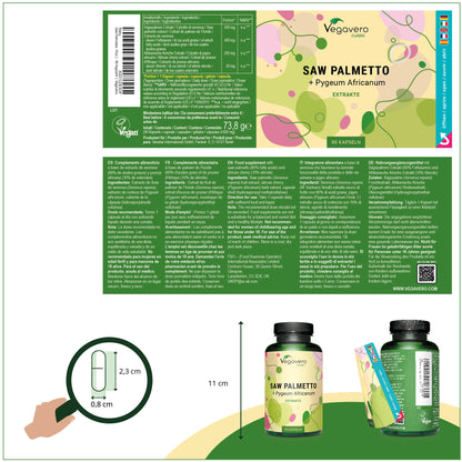 Saw palmetto + Pygeum africanum Extracts Capsules