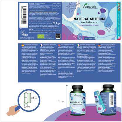 Natürliches Silizium Kapseln Bio