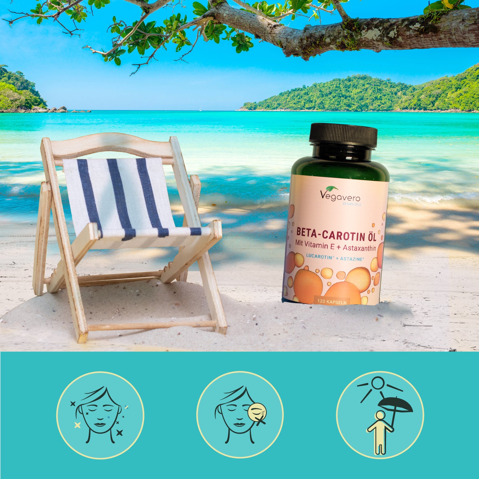 Beta‑Carotin Plus Öl Kapseln