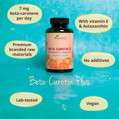 Beta‑Carotin Plus Öl Kapseln