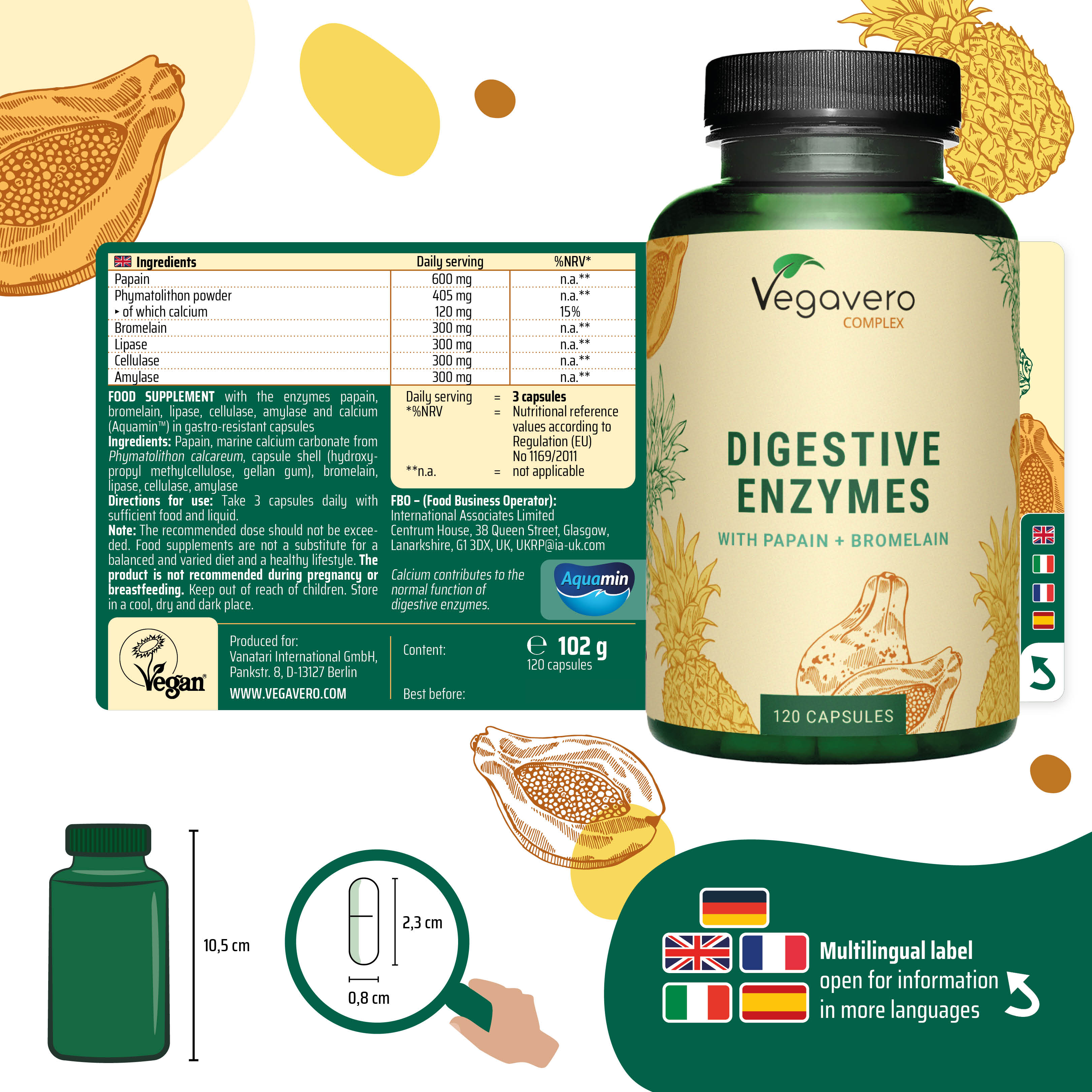 Digestive Enzymes Complex Kapseln