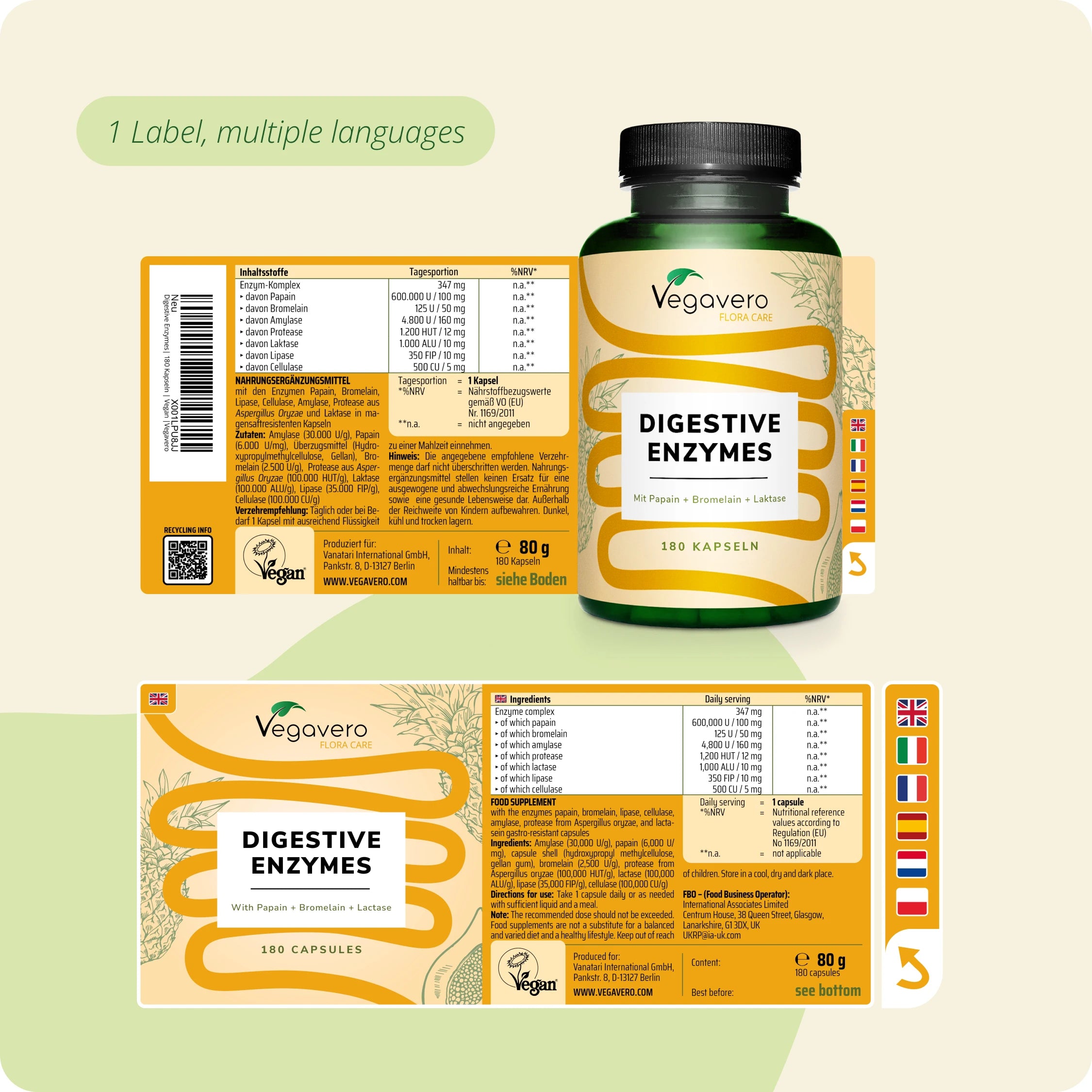 Digestive Enzymes Complex Kapseln