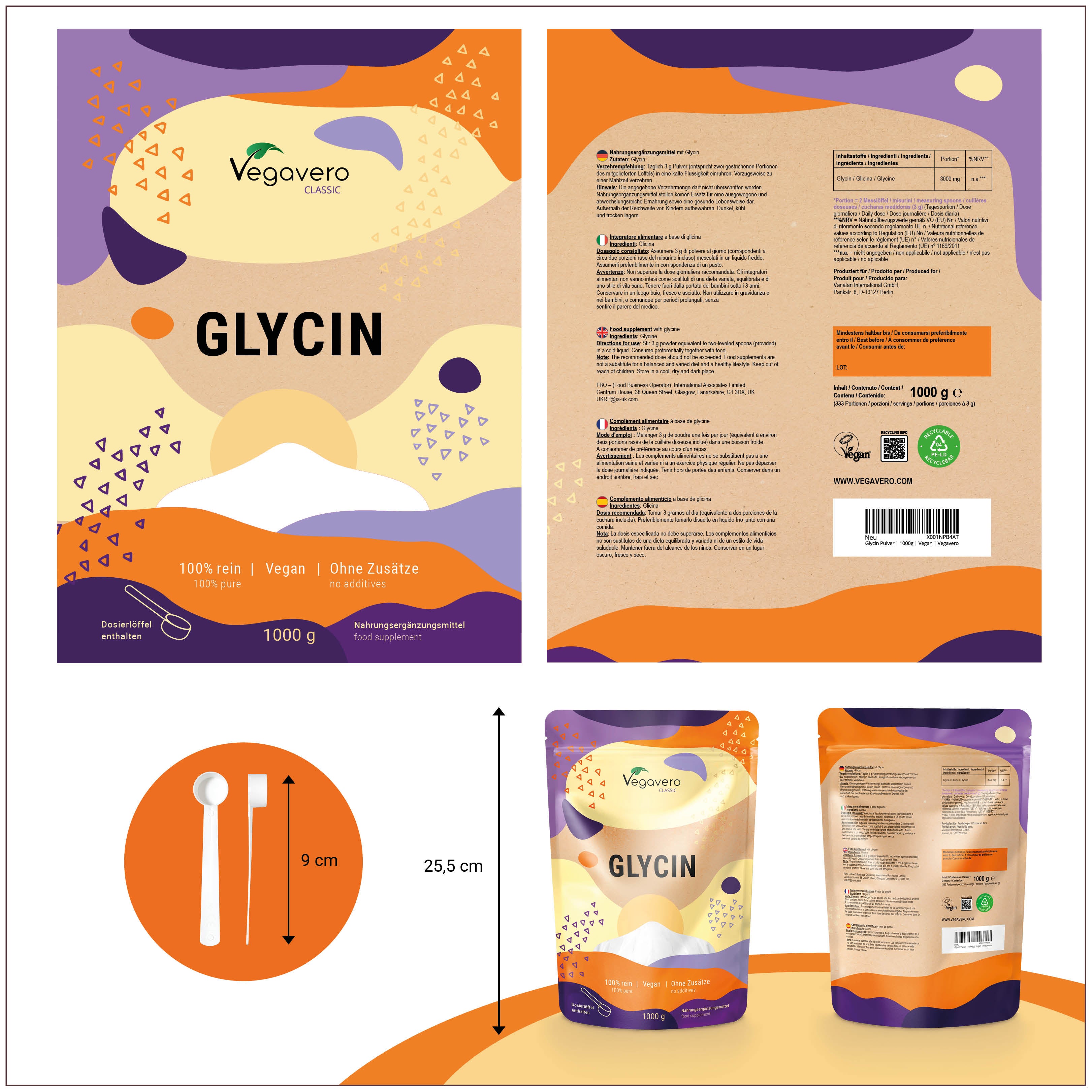 Glycin Pulver