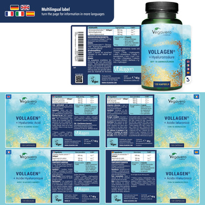 Vollagen + Hyaluronsäure Complex Kapseln