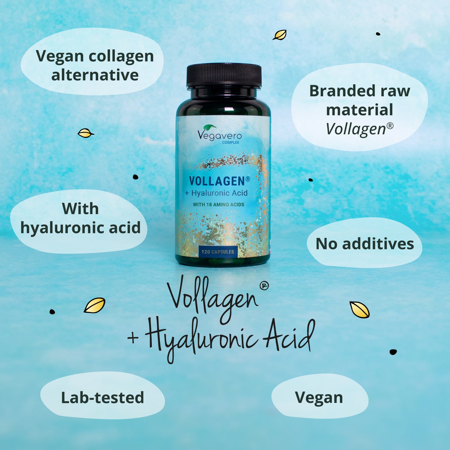Vollagen + Hyaluronsäure Complex Kapseln