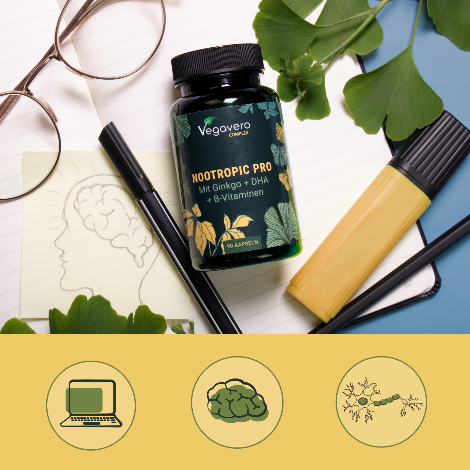 Nootropic Pro Complex Kapseln