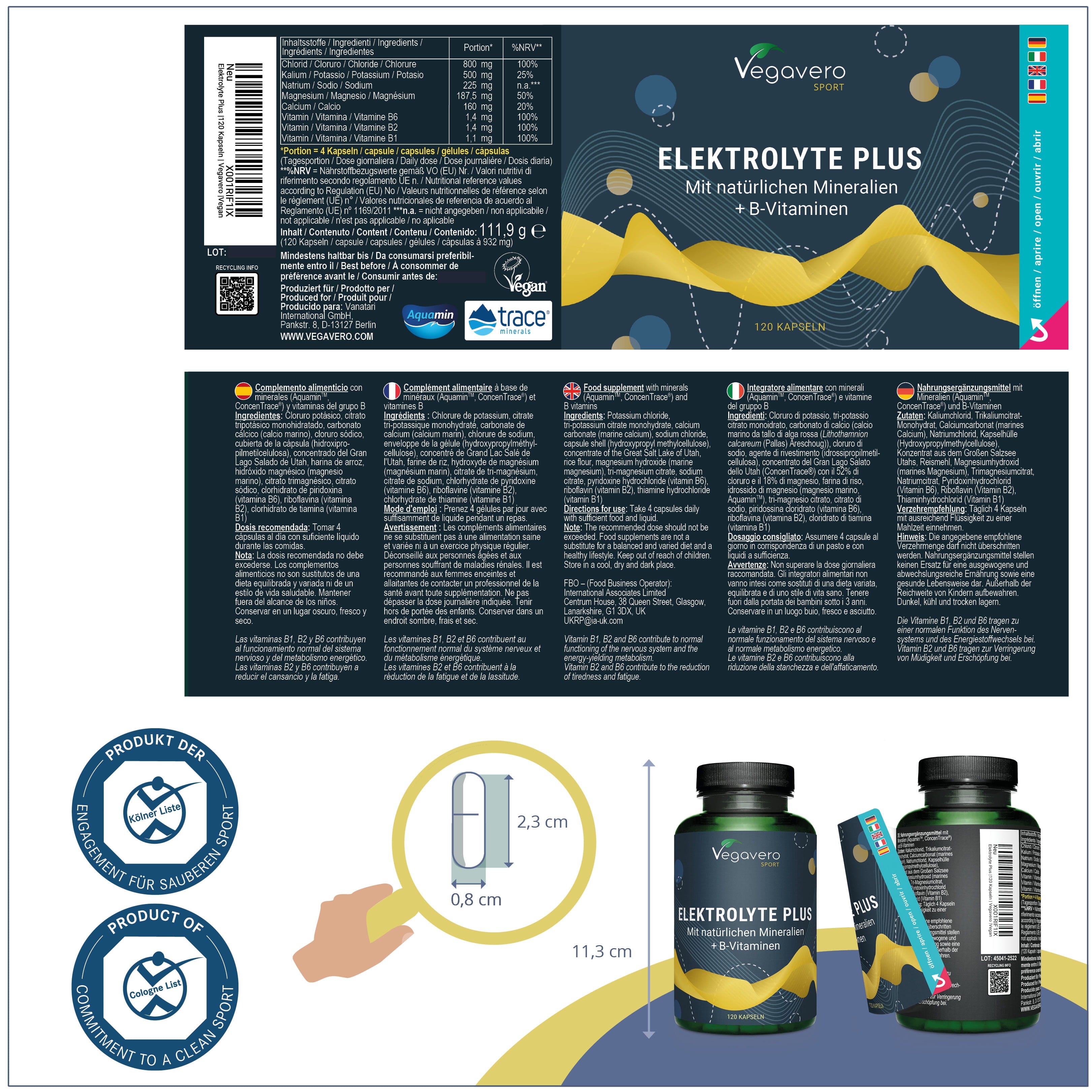 Elektrolyte Plus Kapseln