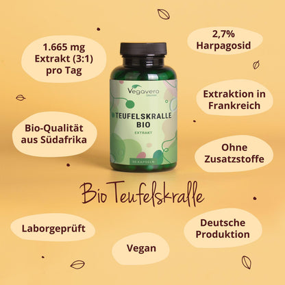 Teufelskralle Extrakt Kapseln Bio