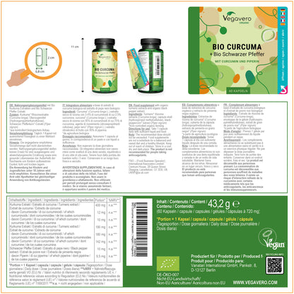 Kurkuma Kapseln Bio