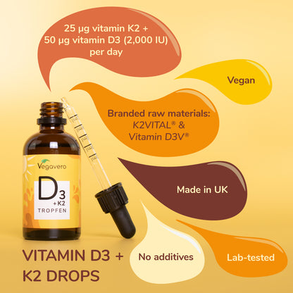 Vitamin D3 + K2 Tropfen