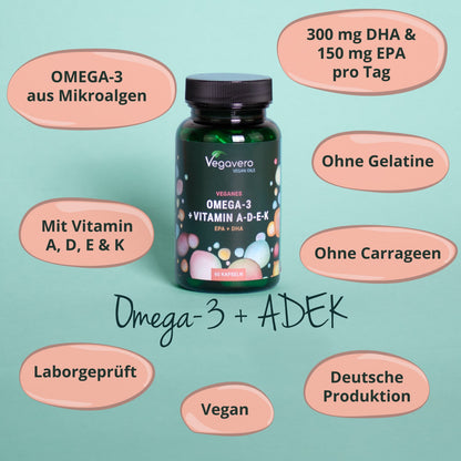 Omega 3 + ADEK Öl Kapseln