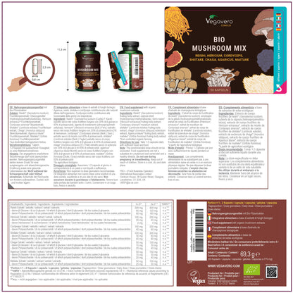 Mushroom Complex Kapseln Bio