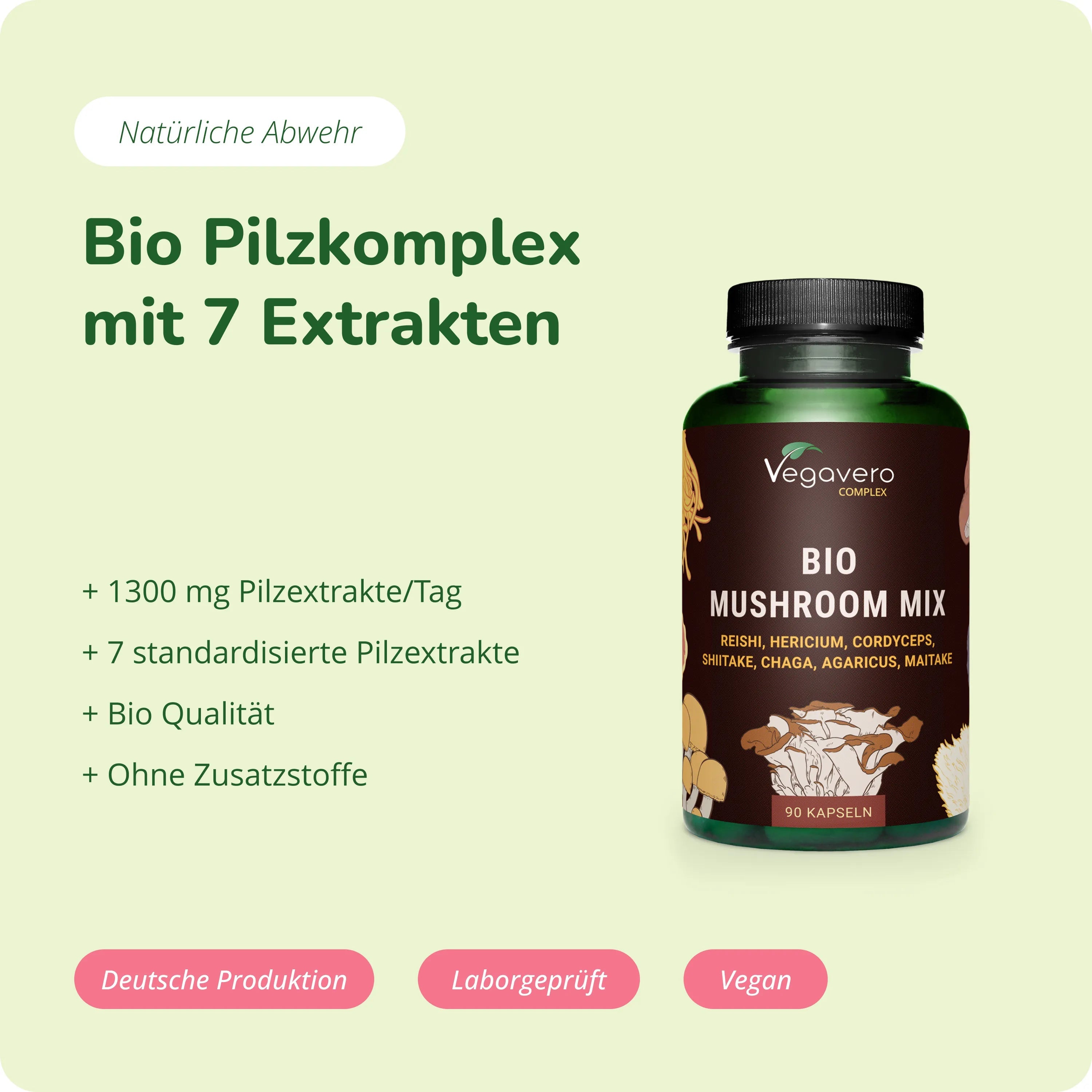 Mushroom Complex Kapseln Bio