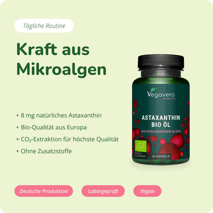 Astaxanthin Öl Kapseln Bio