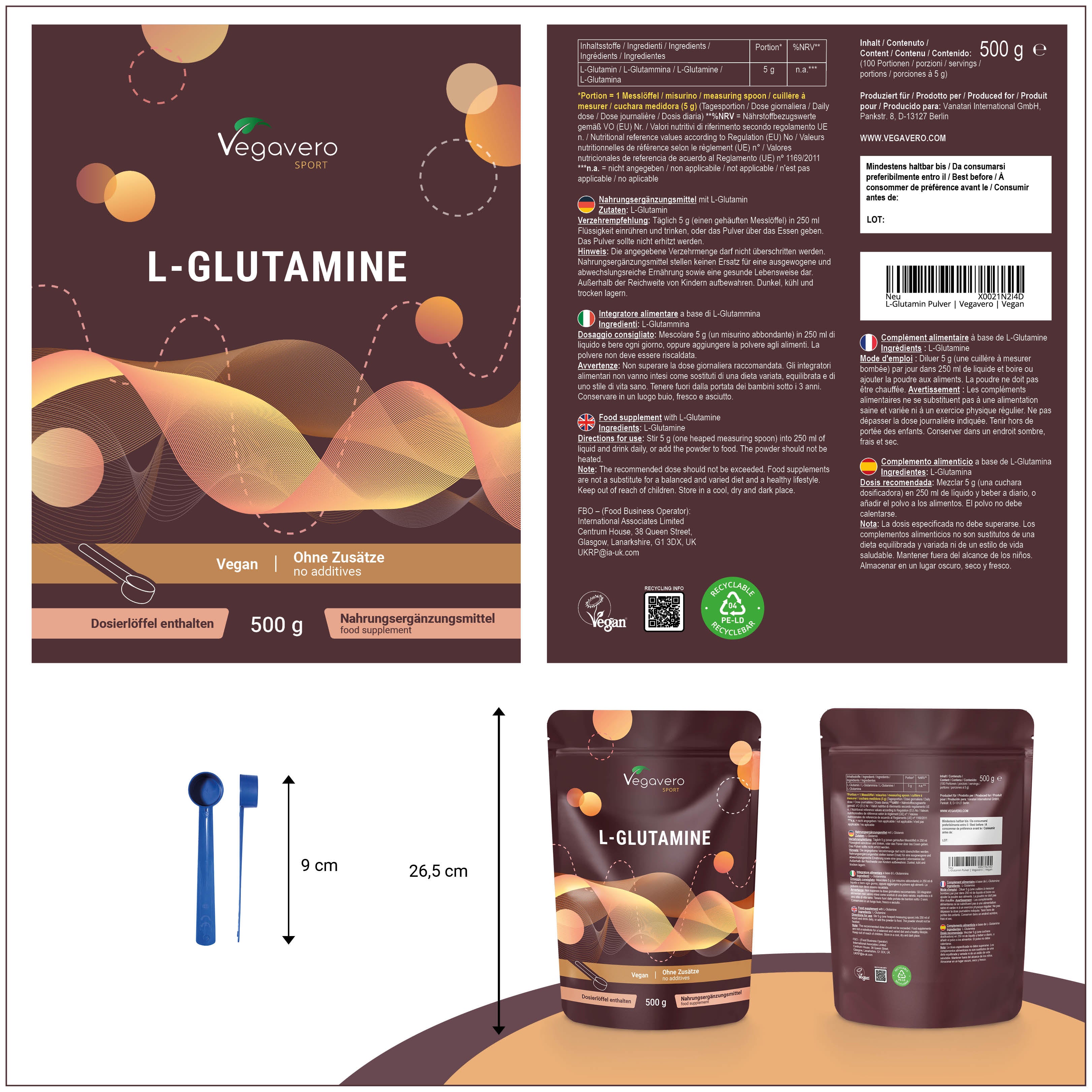 L-Glutamin Pulver