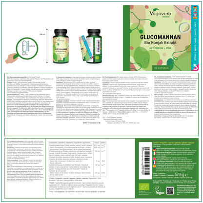 Glucomannan Kapseln Bio