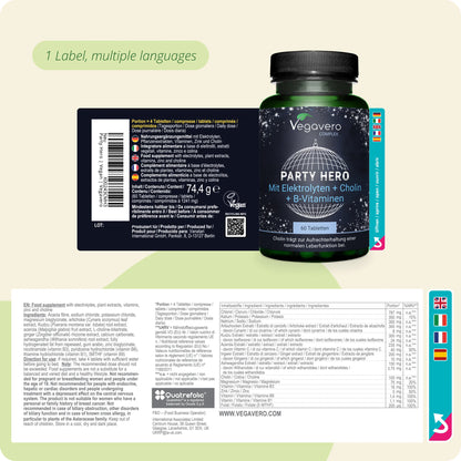 Party Hero Complex Tabletten