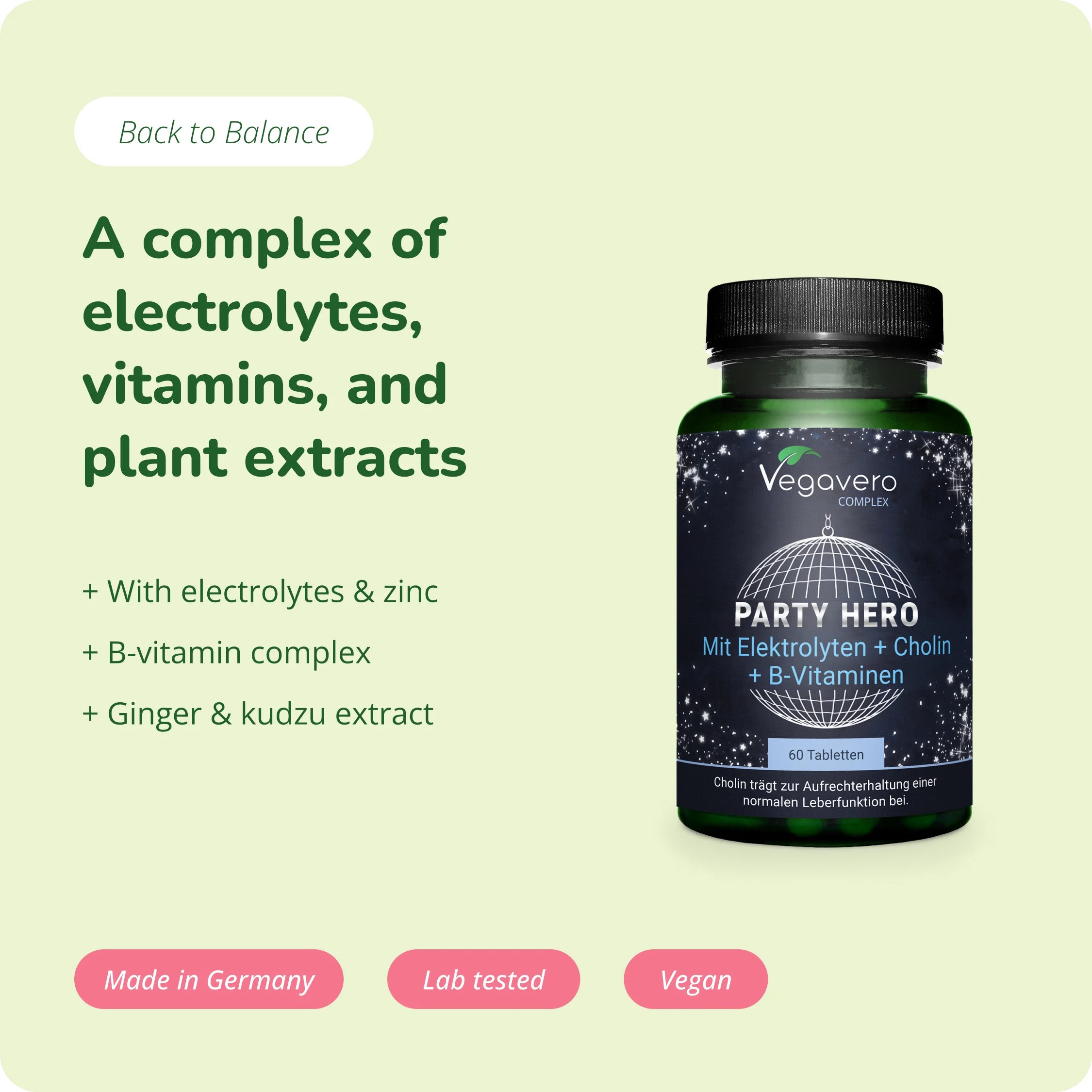 Party Hero Complex Tabletten
