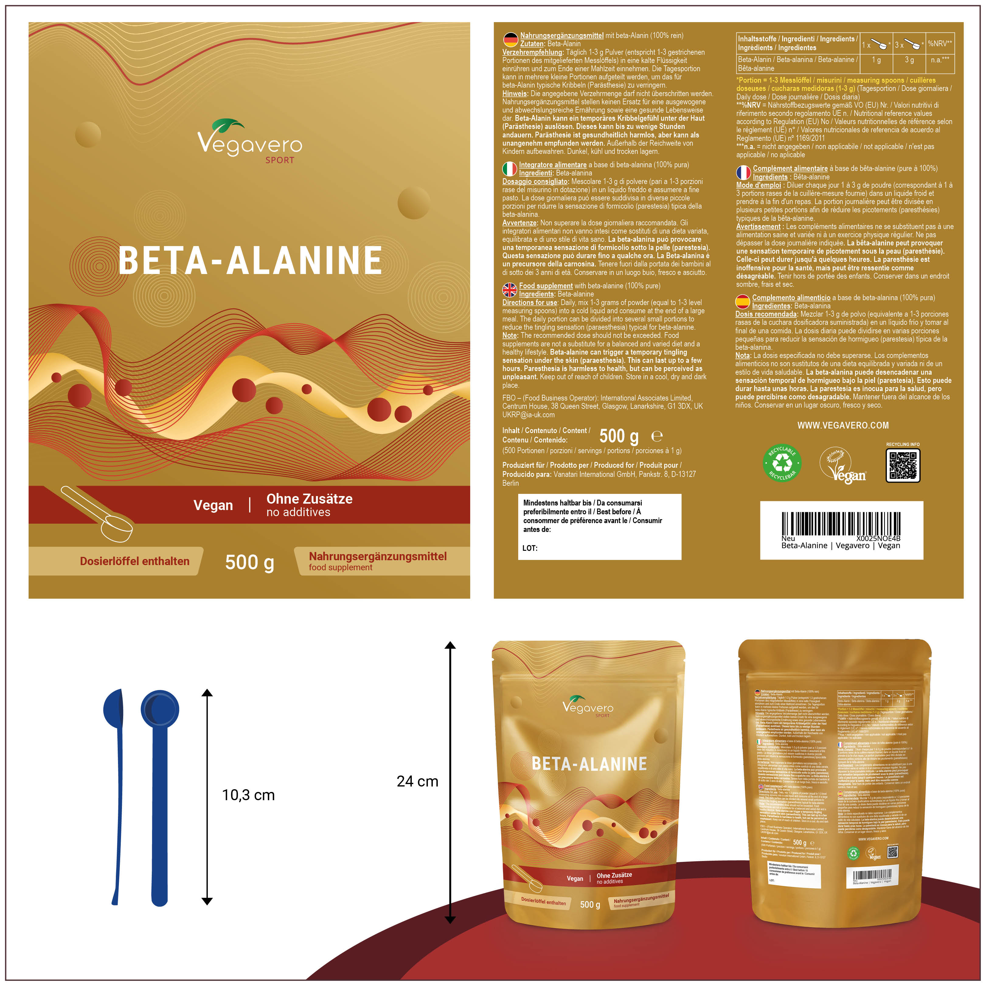 Beta‑Alanin Pulver