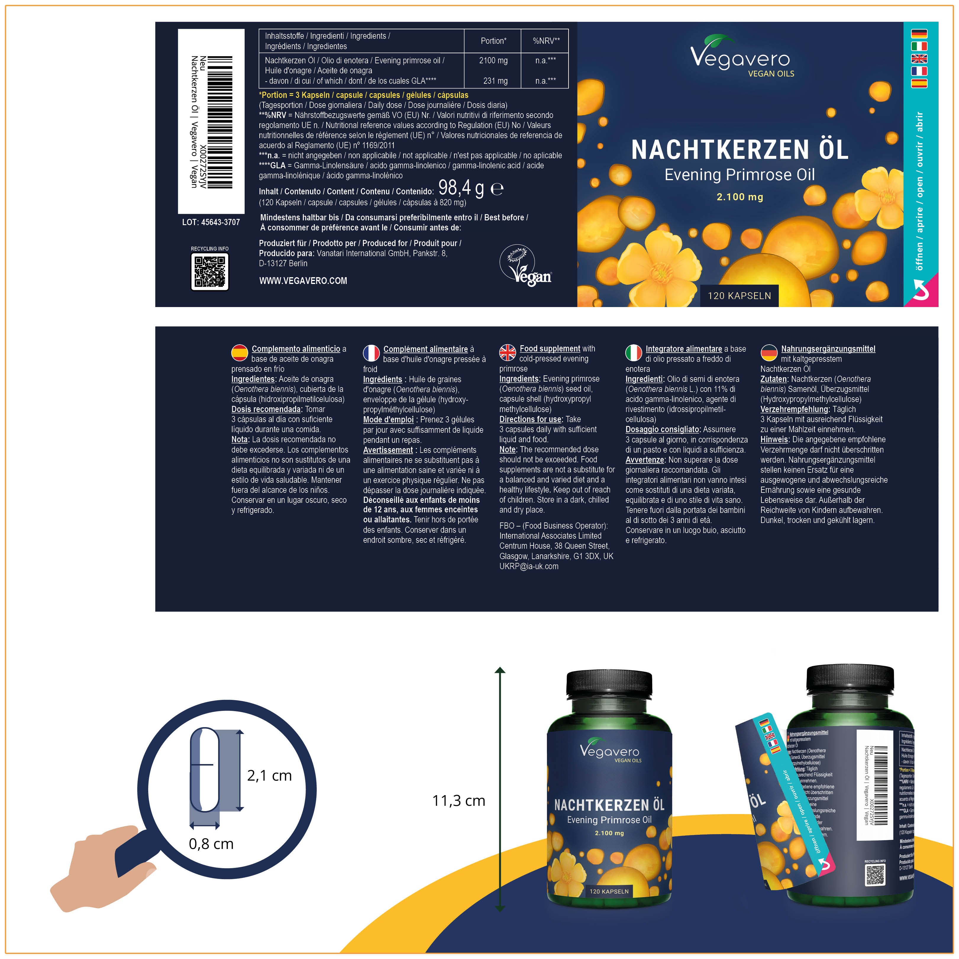 Evening Primrose Oil Capsules