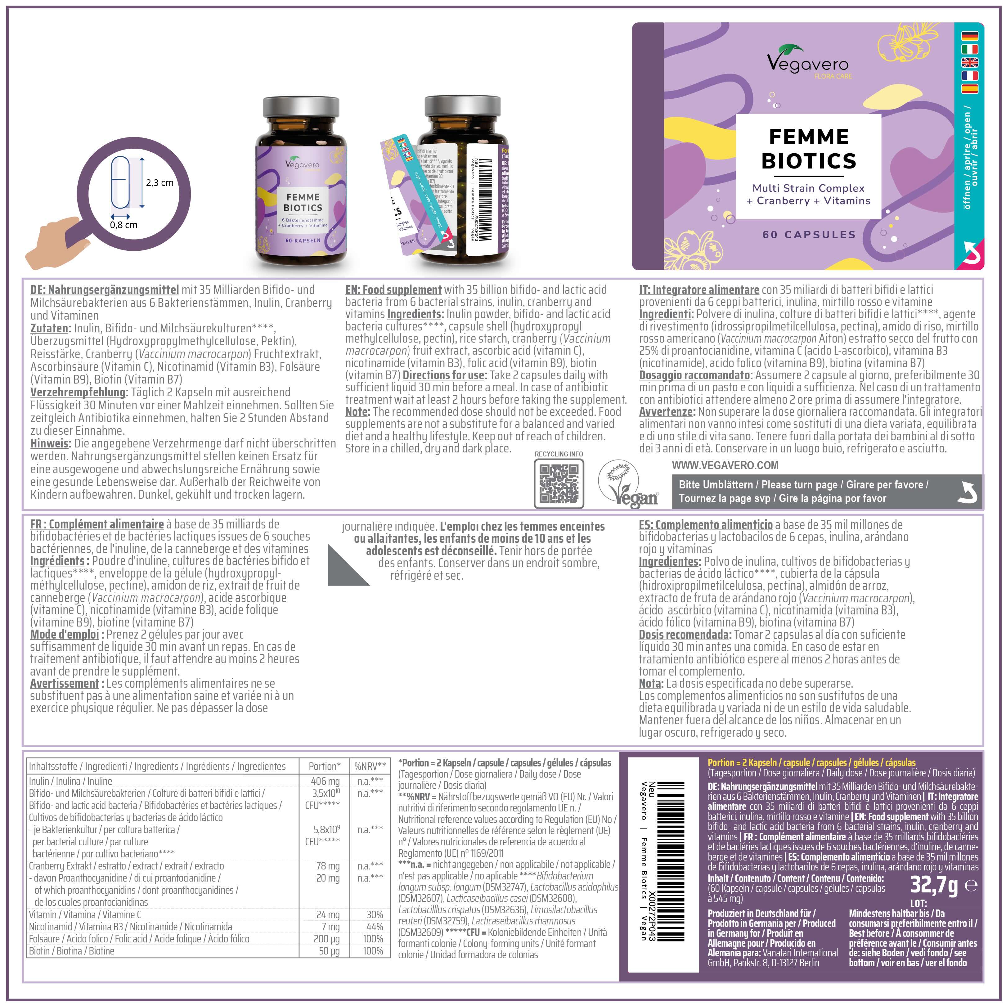 Femme Biotics Kapseln