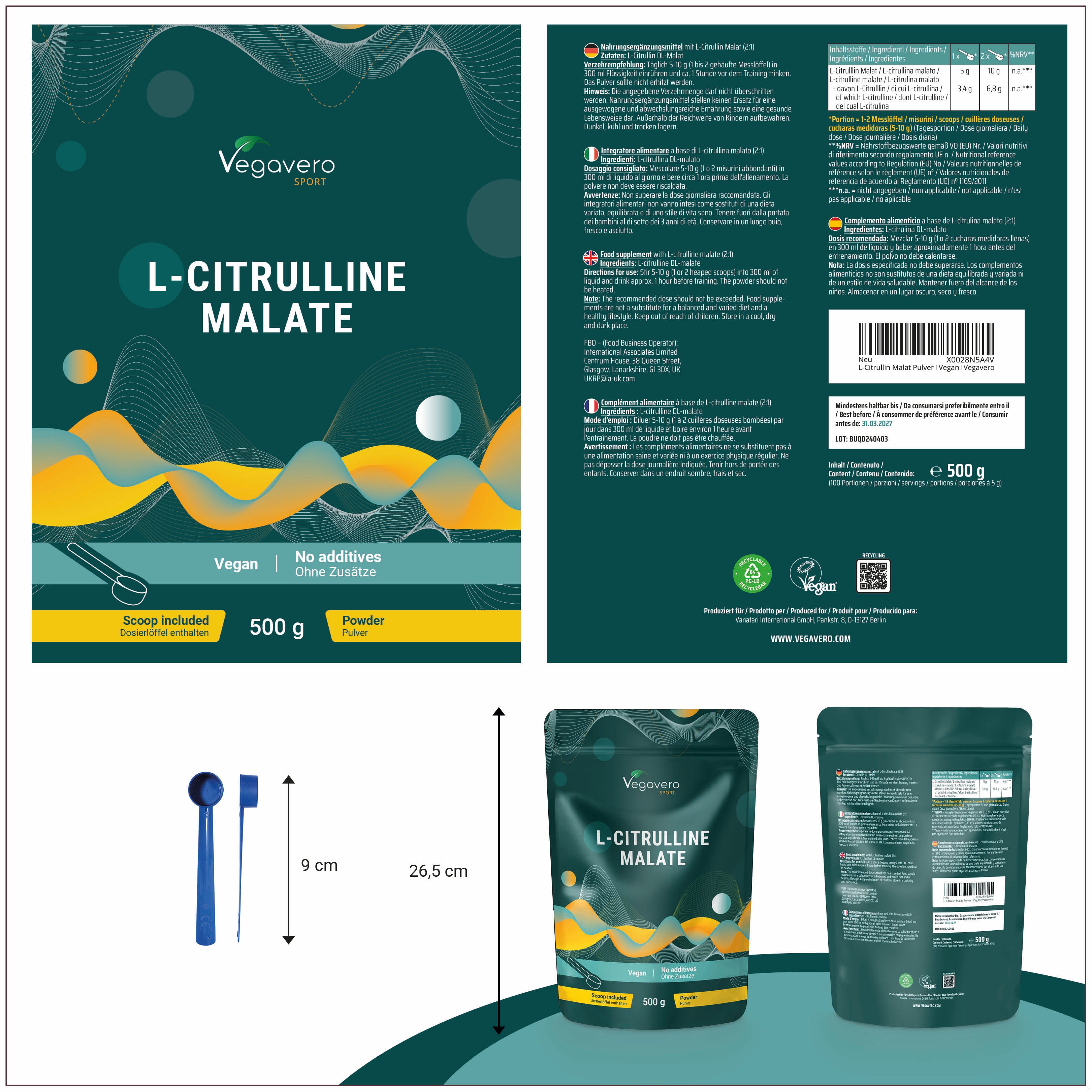 L-Citrullin-Malat Pulver