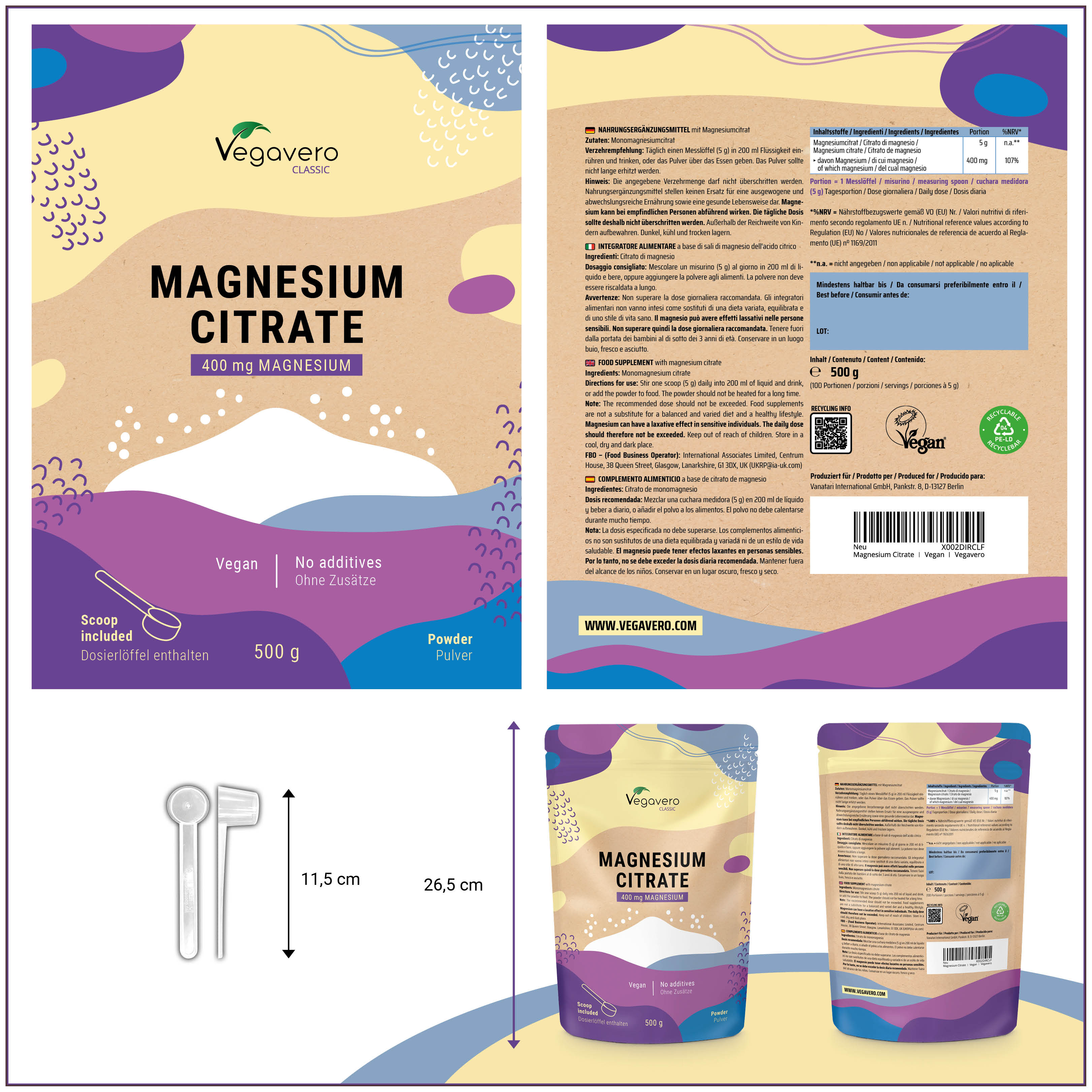 Magnesium Citrate Powder