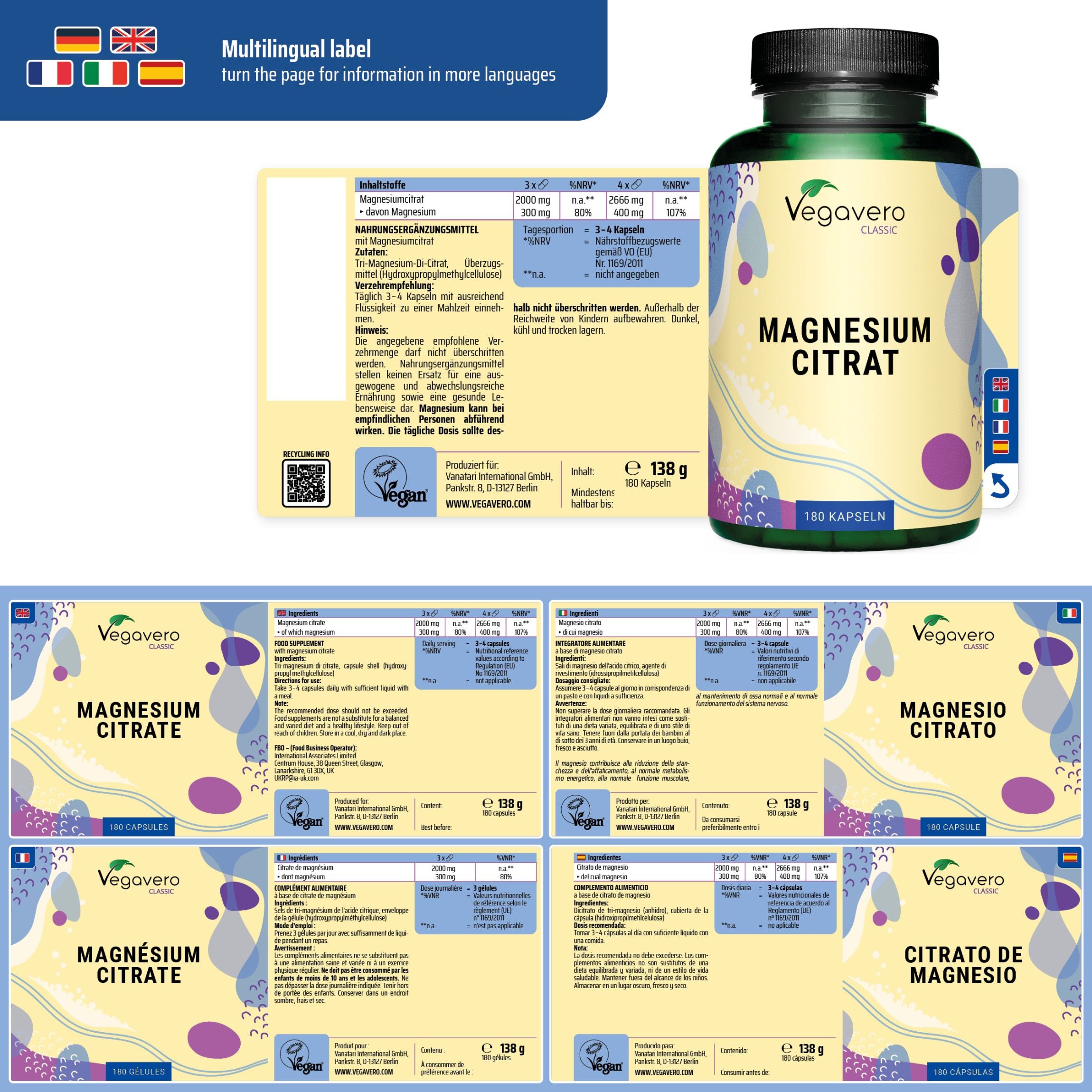 Magnesium Citrate Capsules