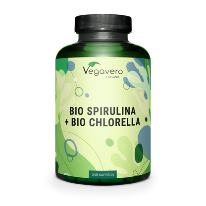 Spirulina + Chlorella Kapseln Bio